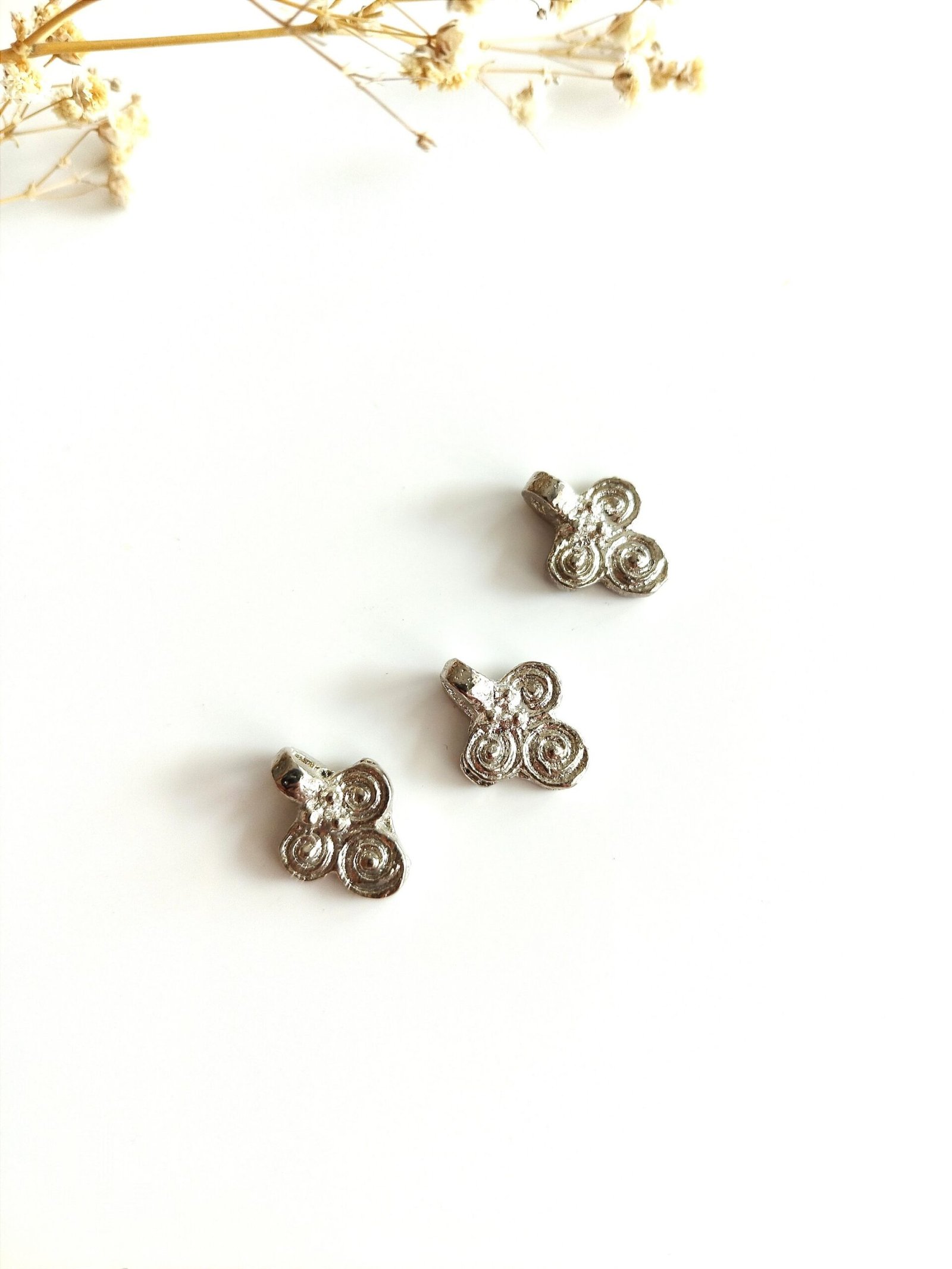 Brass Silver Filled Charms - Image 3
