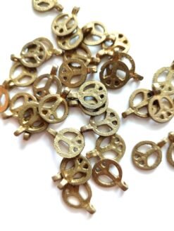 Peace Brass Charms