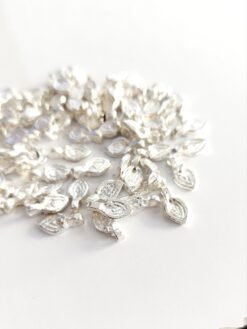 Alternative view of Drop Silver-filled Brass Charms