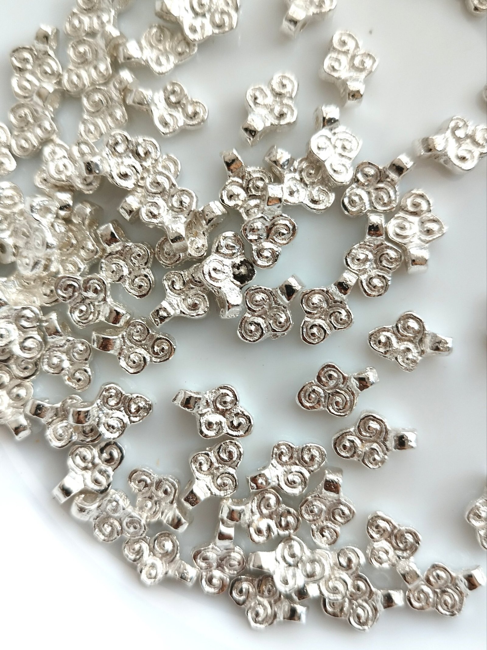 Small Silver-filled Brass Charms