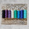 1mm waxed cord set in galaxy tones – 8 spools for macramé and jewelry making