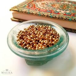 2MM round brass beads