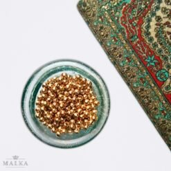 3MM round brass beads