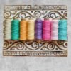 Flat macrame cord – pastel macramé string set, free shipping
