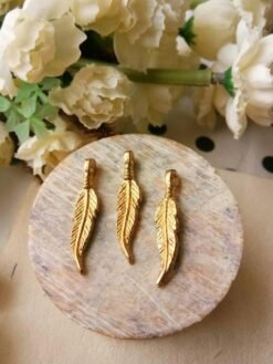 Feather Charms for macrame and jewelry making