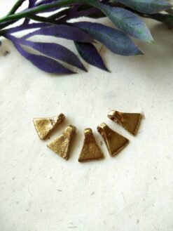 Alternative view of Geometric Brass Charms