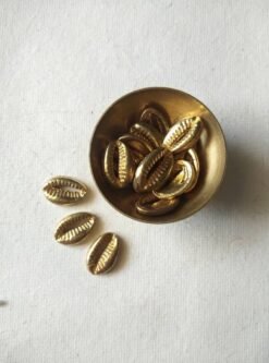 Shell brass charms