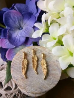Feather Charms -supplies for macrame and jewelry making
