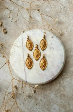 Brass Charms for Jewelry Making and micro macrame