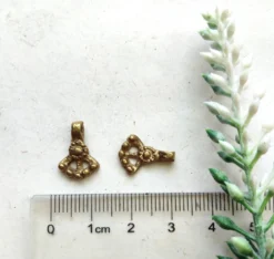 Brass Peace Charm for Meaningful Jewelry Designs