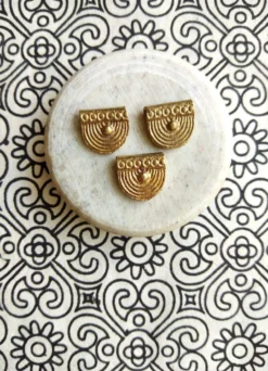 Brass Charms for Jewelry Making and micro macrame