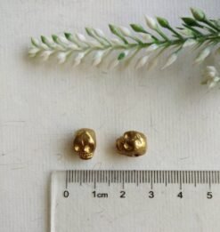 Skull charms beads – Unique skull beads for macrame crafts.