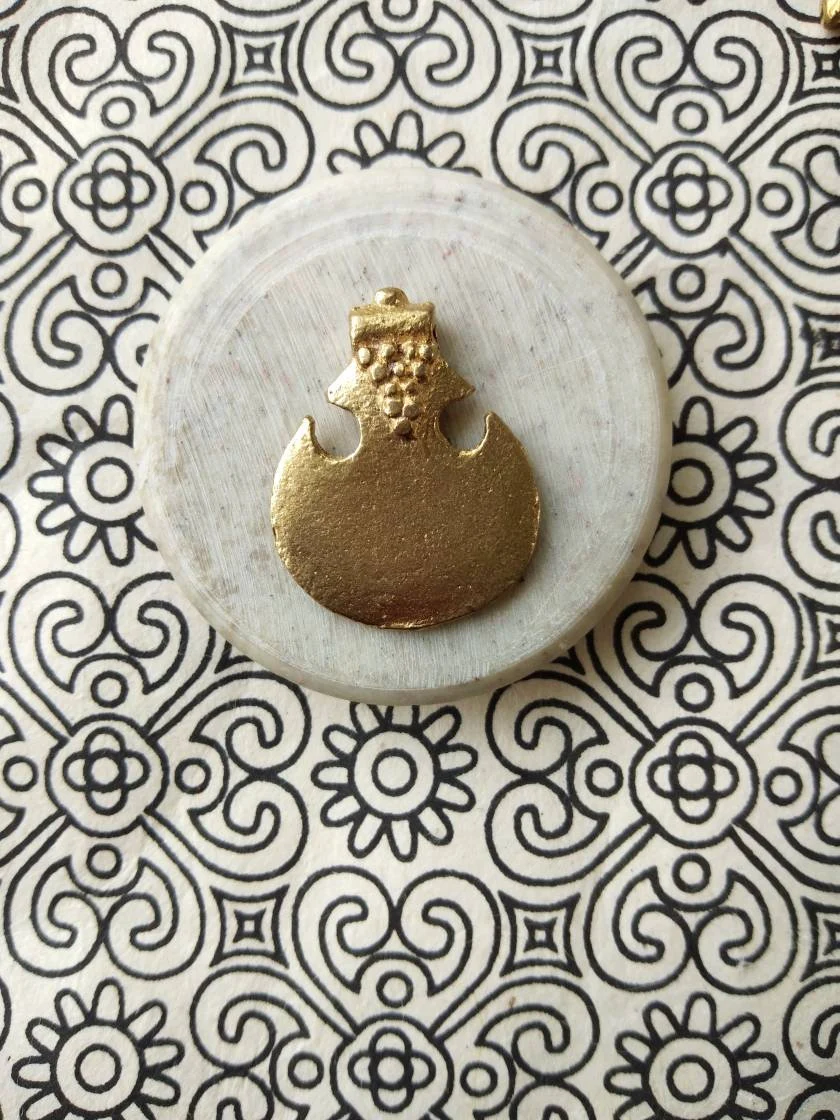 Big Ethnic Brass Charms