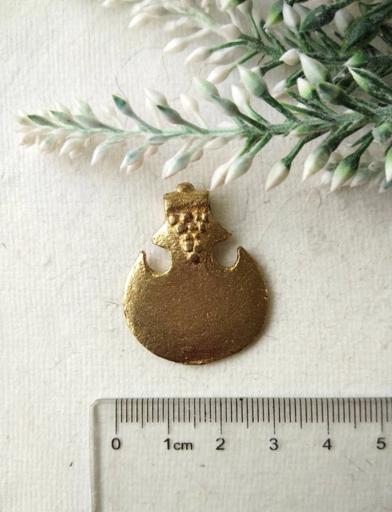 Big Ethnic Brass Charms - Image 2