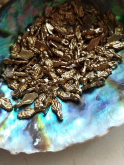 Brass Charms for Jewelry Making and micro macrame