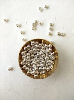 Alternative view of 4mm Silver-filled Round Beads