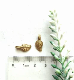 Brass Leaf Charms for Nature-Inspired Jewelry