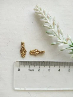 Brass Charms for Jewelry Making and micro macrame