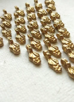Brass Charms for Jewelry Making and micro macrame