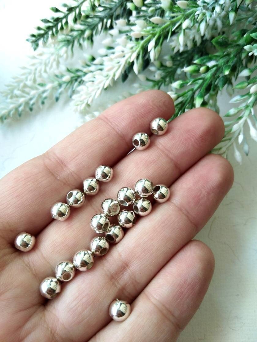 6mm Silver Filled Round Beads - Image 8