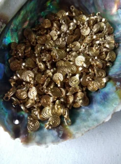 Unique Spiral Charms 11mm for Macramé and Craft Projects