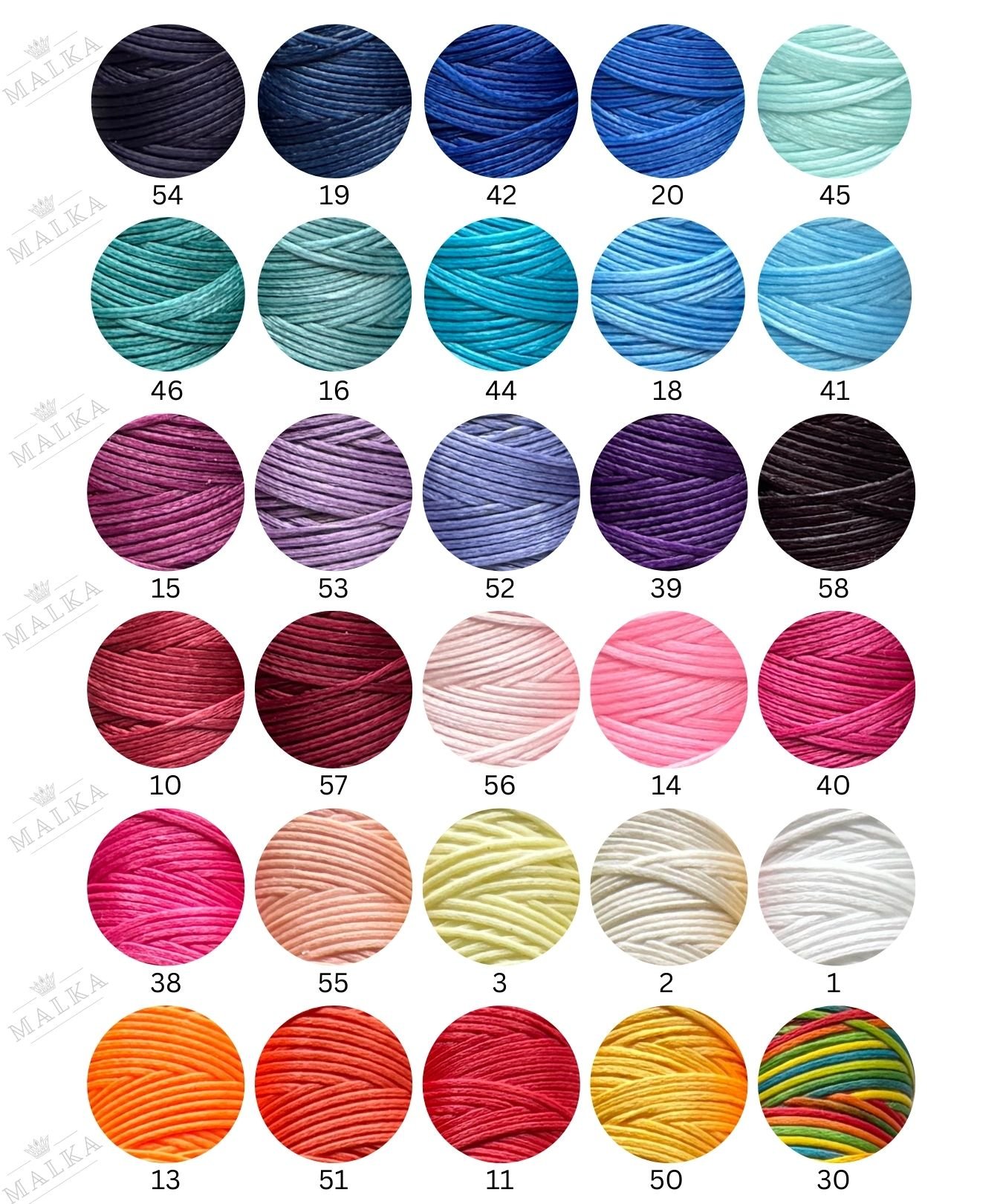 0.8mm Waxed macrame Cord sets - Image 2