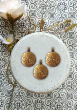 Big Spiral Charms for Jewelry Making