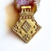 Big Ethnic Brass Pendant
