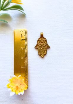 Alternative view of Hamsa Brass Charms