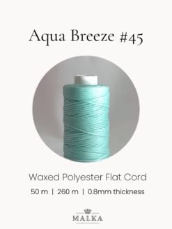 Alternative view of Aqua Breeze Micro Macrame Cord- 0.8mm