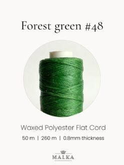 Alternative view of Forest Green Macrame Cord- 0.8mm