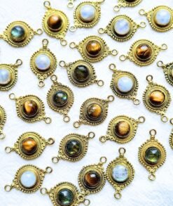 Mix Stones Mandala Charms