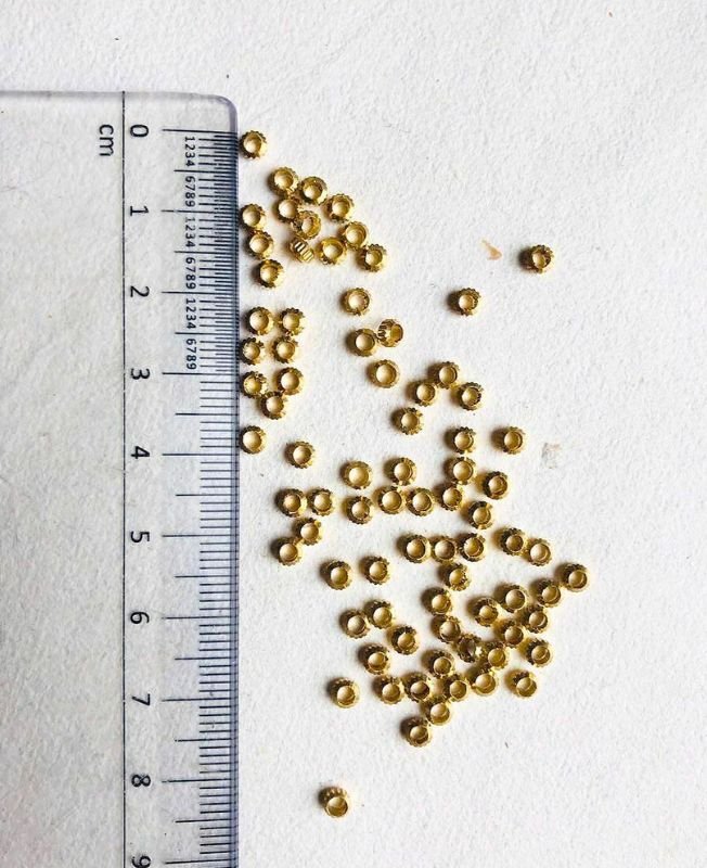 Donuts Brass Geometric Beads - Image 3