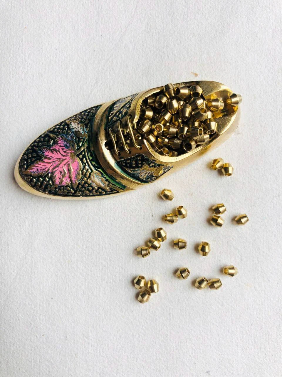 Donuts Brass Geometric Beads - Image 2