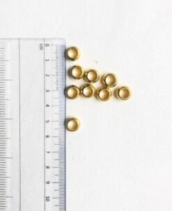 Alternative view of 9MM Brass Geometric Beads