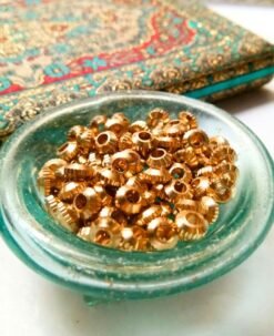 3MM Brass Donuts Beads