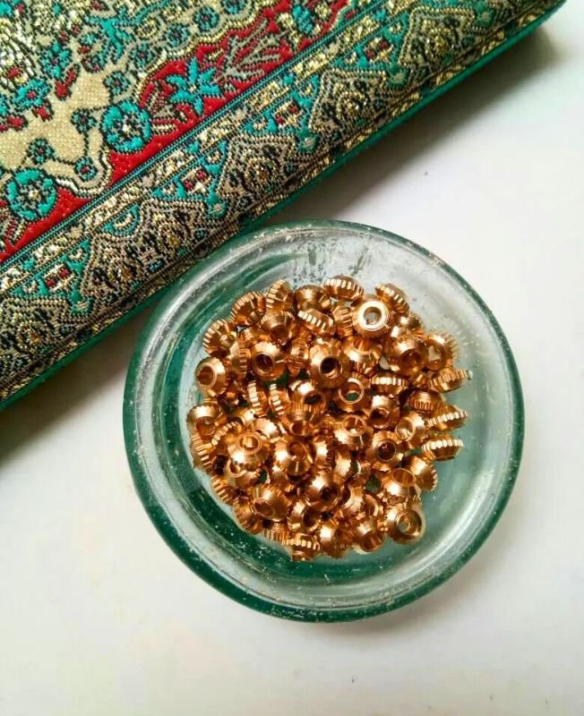 3MM Brass Donuts Beads - Image 3