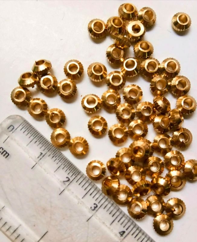 3MM Brass Donuts Beads - Image 2