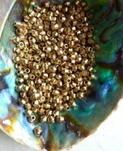 Alternative view of 5MM Brass Geometric Beads