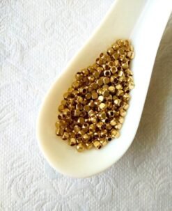 Alternative view of 3MM Unique Brass Quadratic Donuts Beads