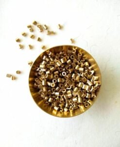 Alternative view of 3MM Brass Pipe Geometric Tyre Beads