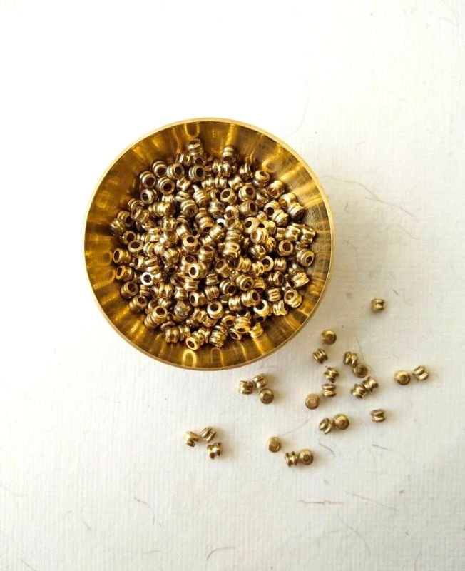 2.5MM Brass Pipe Beads - Image 2