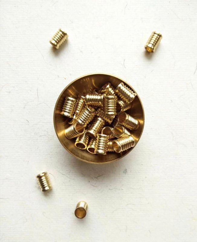 10MM Brass Pipe Geometric Beads - Image 4