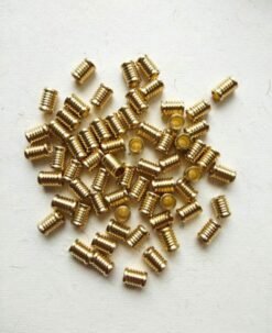 Alternative view of 10MM Brass Pipe Geometric Beads