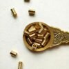 10MM Brass Pipe Geometric Beads