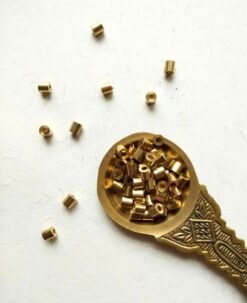 Alternative view of 4MM Brass Pipe Geometric Beads