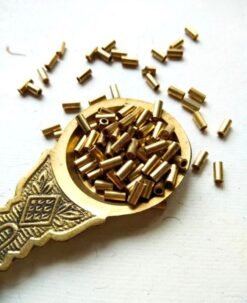 Alternative view of 7MM Brass Big Pipe Geometric Beads