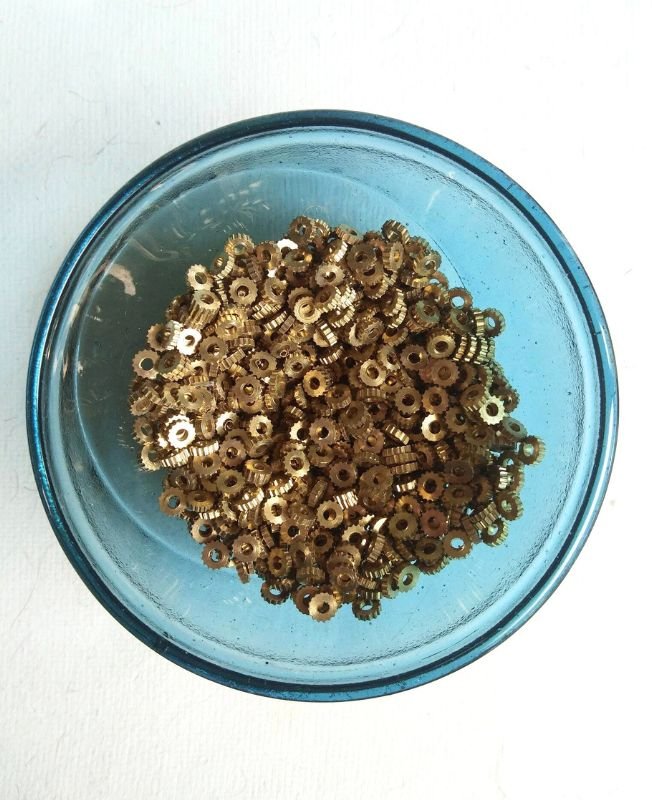 2MM Brass Donuts Geometric Beads - Image 4