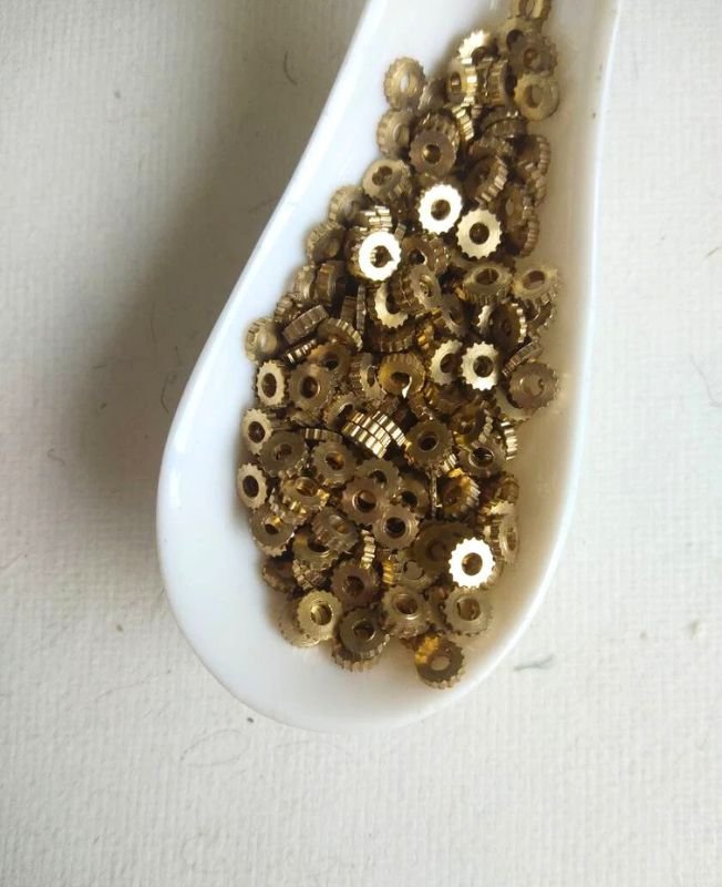 2MM Brass Donuts Geometric Beads - Image 2