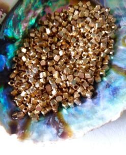 Alternative view of 3.5MM Brass Quadratic Geometric Beads